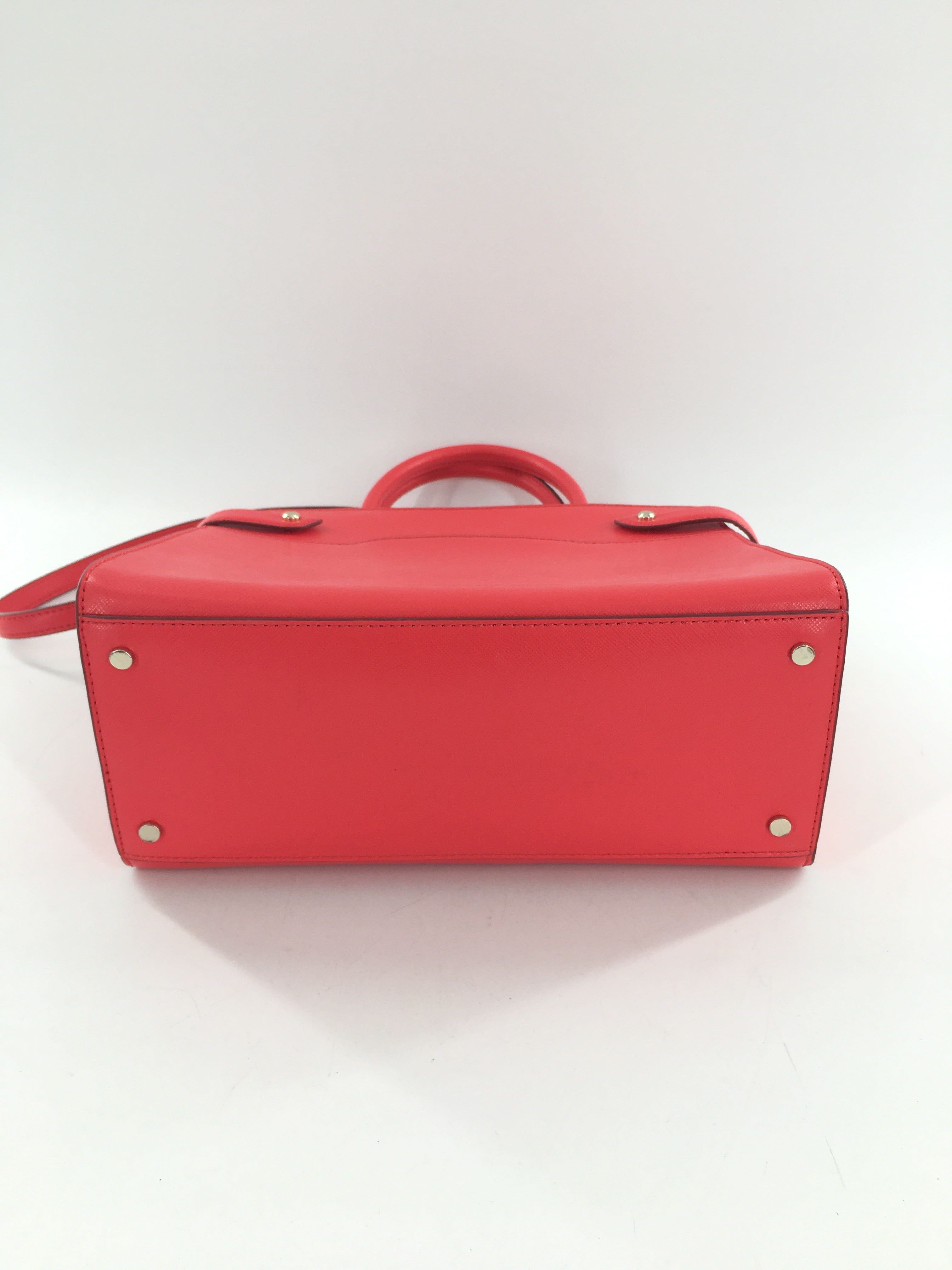 structured saffiano leather satchel
