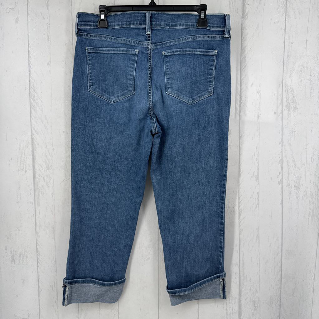 12 wide cuff capris