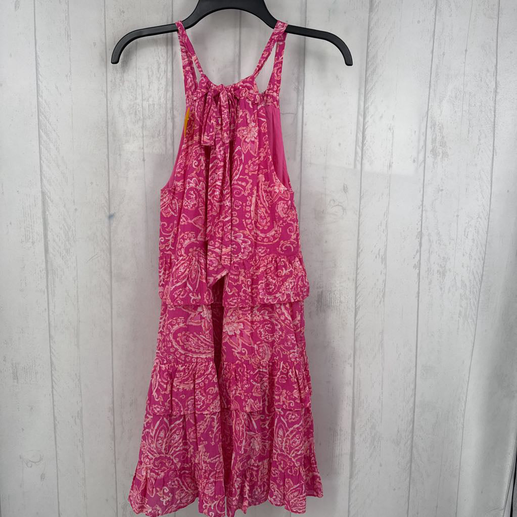S paisley print tiered sundress