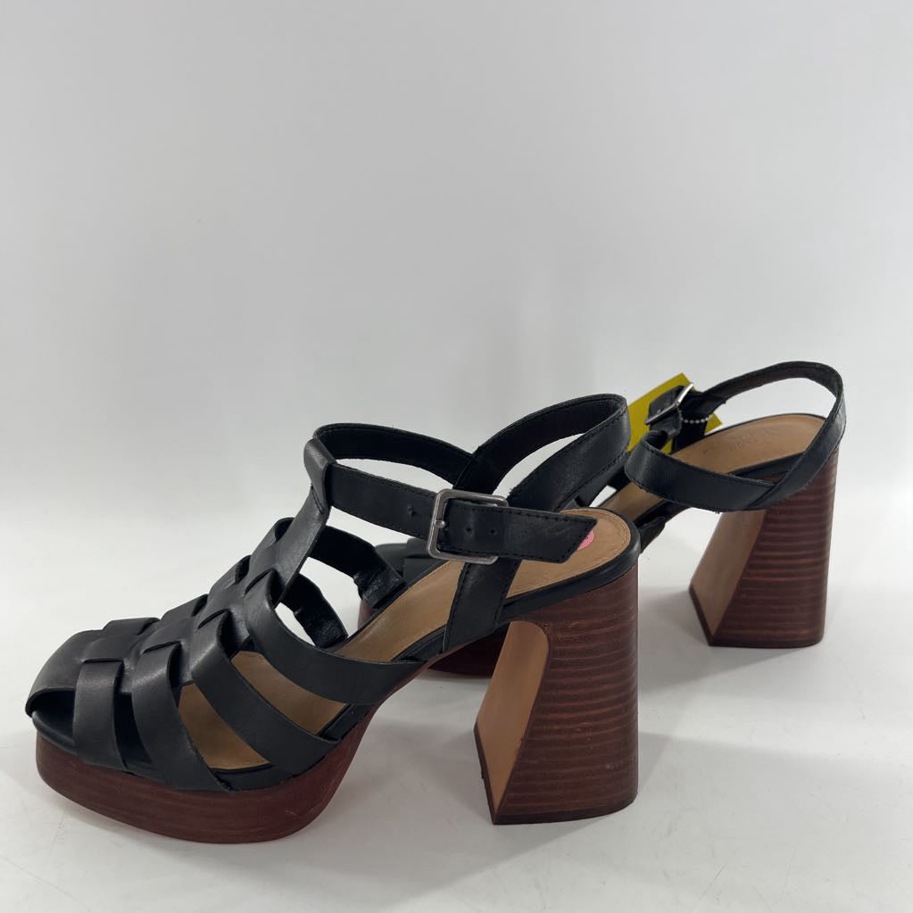 9 platform ankle strap sandal