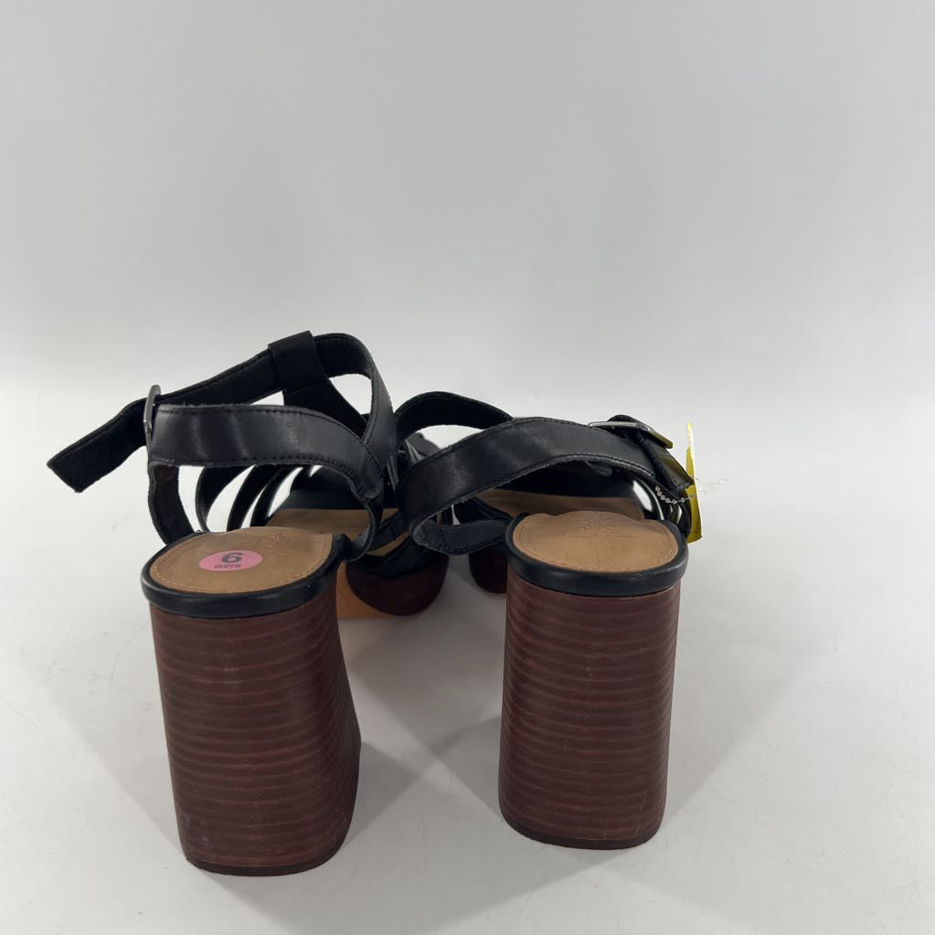 9 platform ankle strap sandal