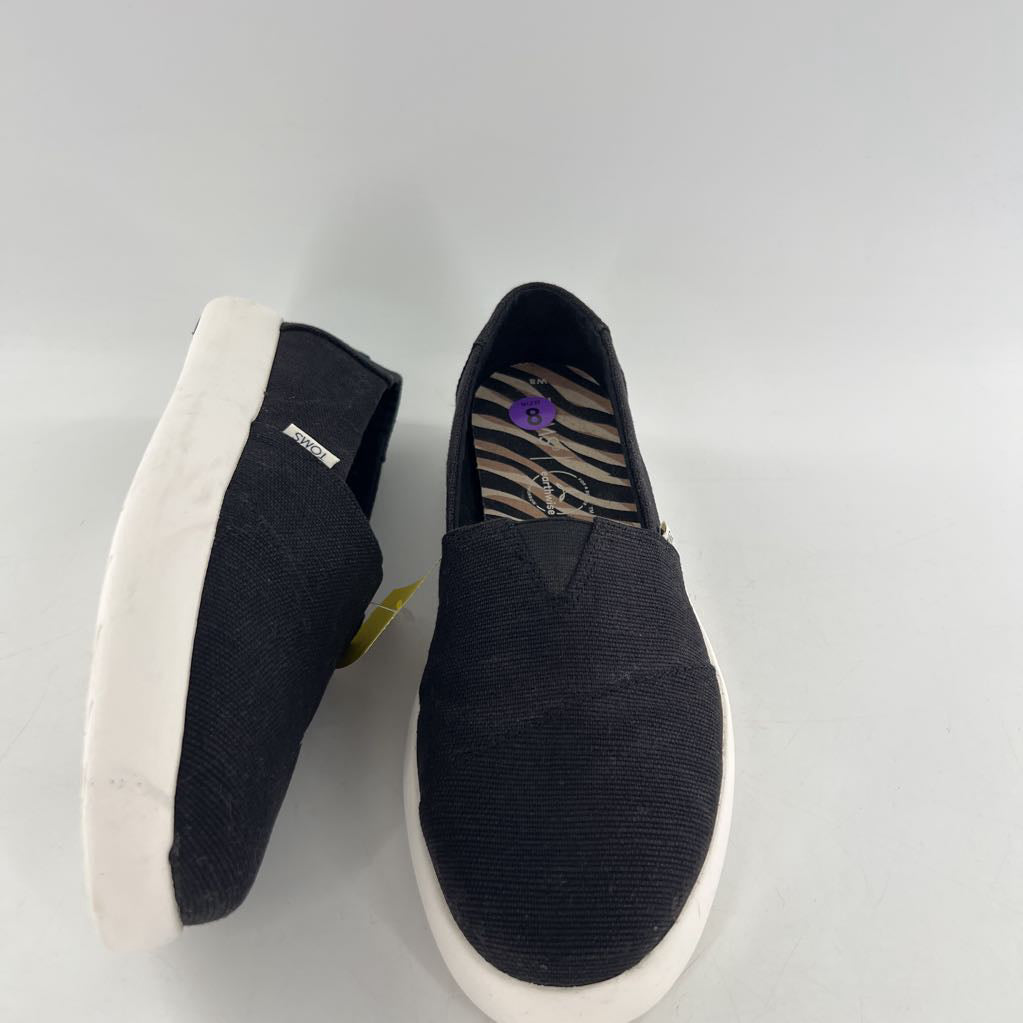 8 canvas slip-ons
