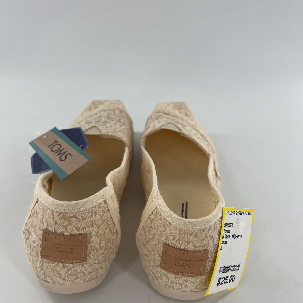 8 lace slip-ons