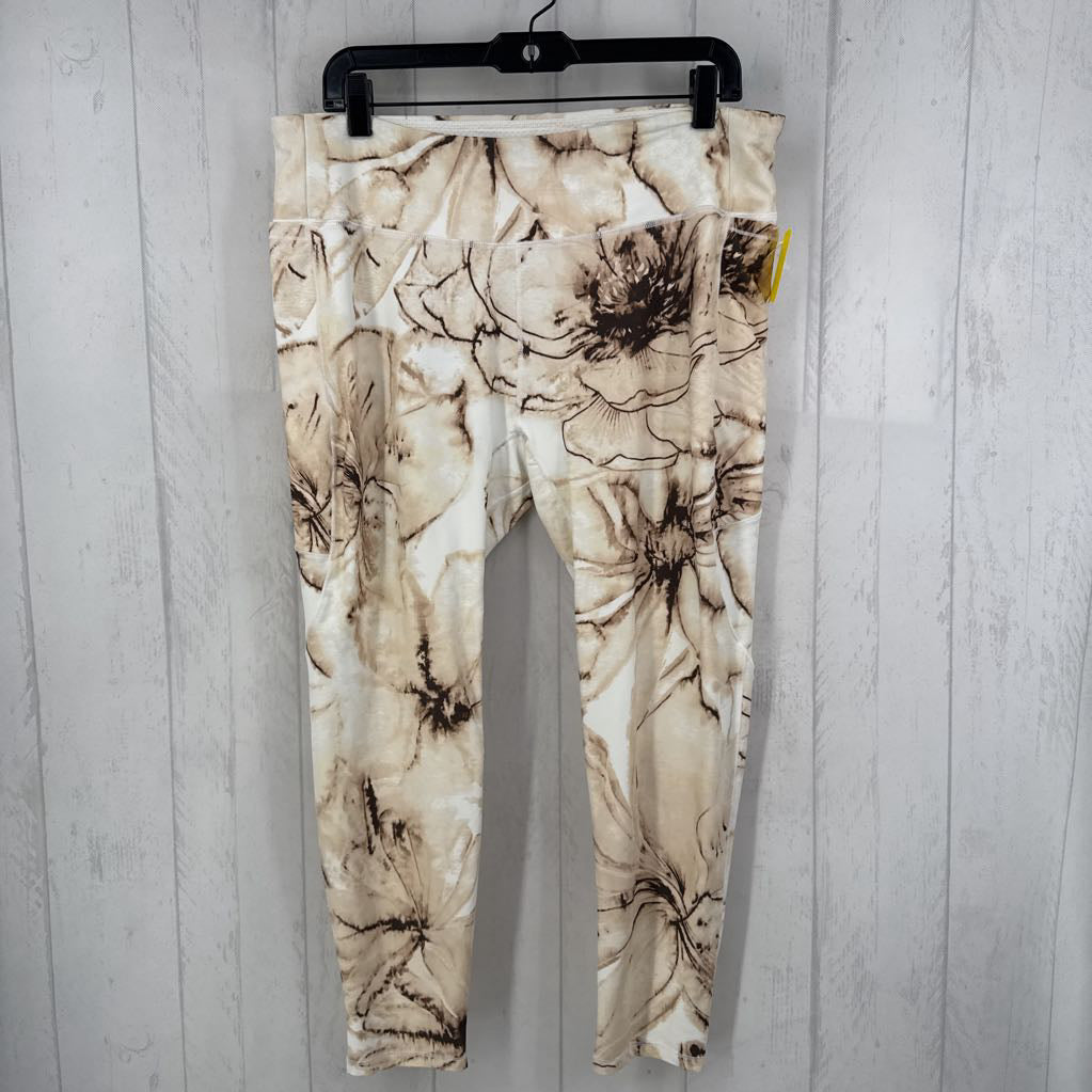 XXL marbled print leggings