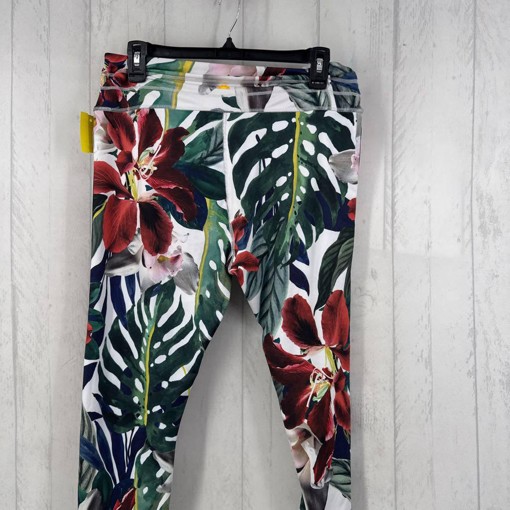 XL tropical print cro pleggings