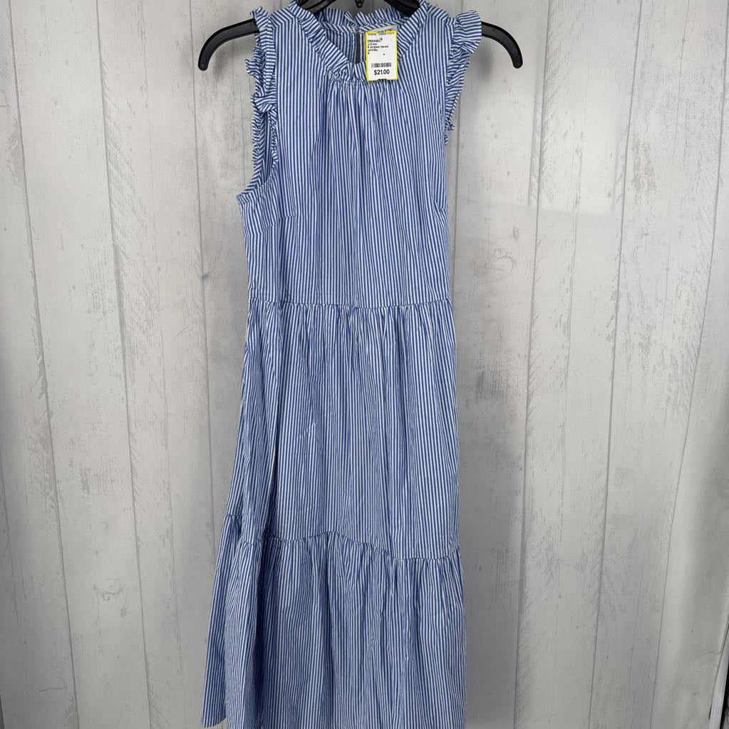 6 striped tiered slvls dress