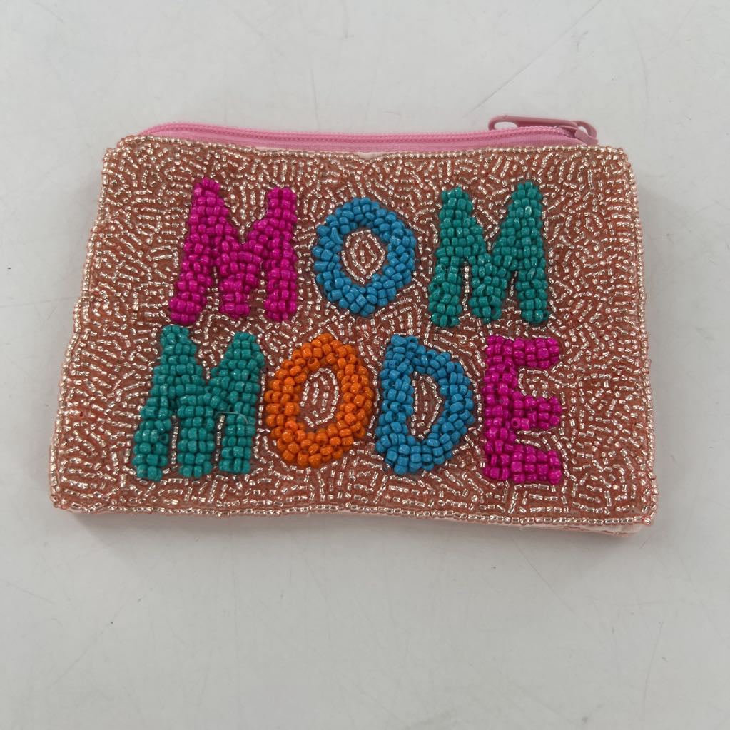 beaded mom mode coin purse