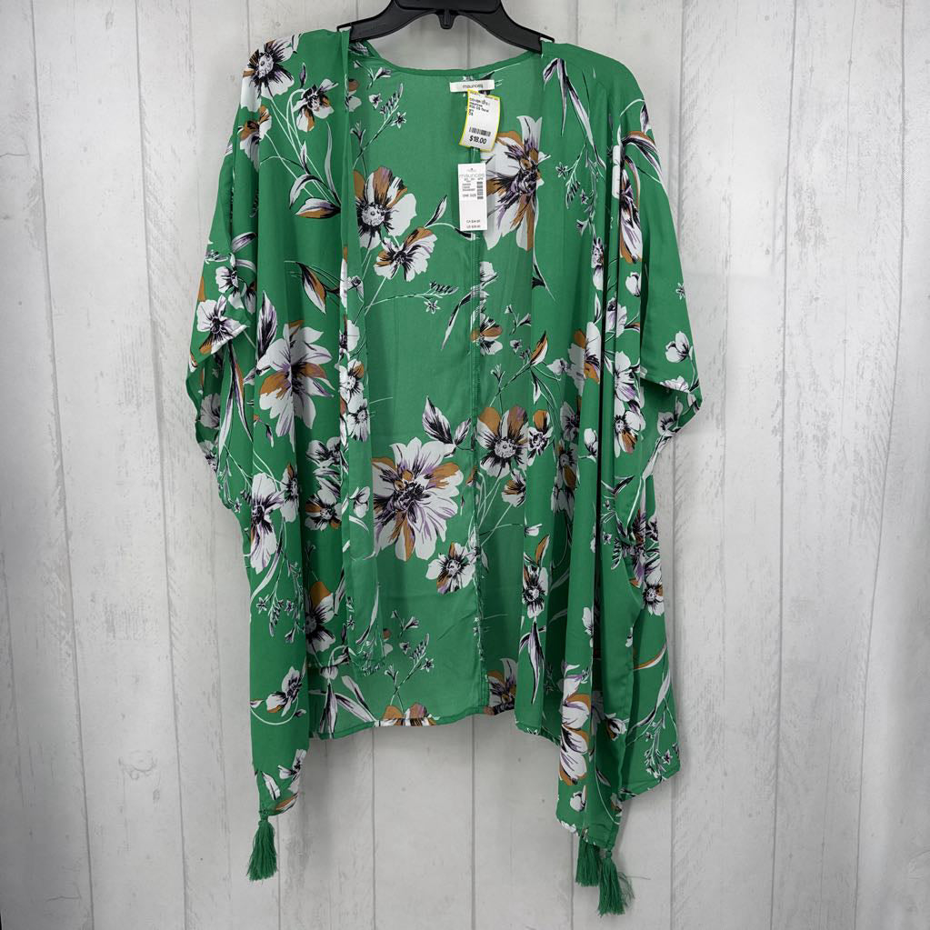R30 OS floral kimono
