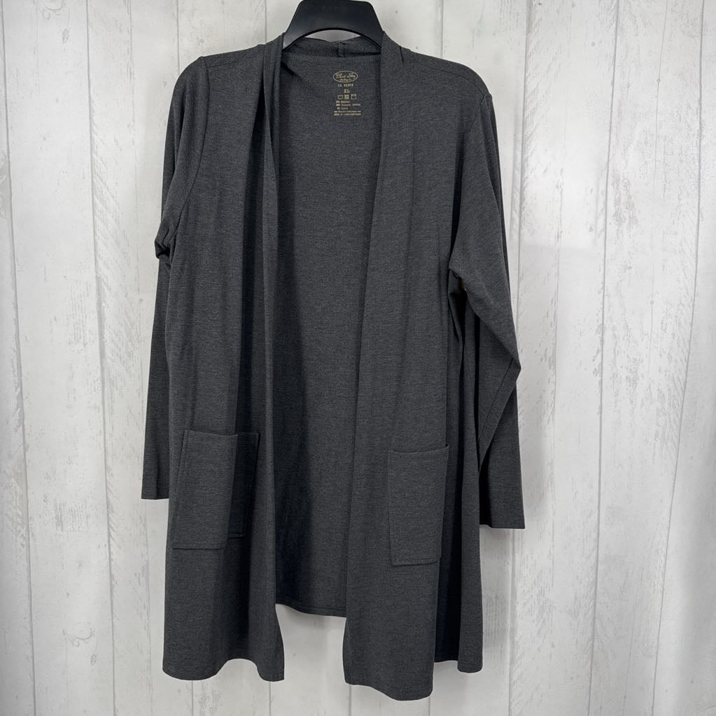 XL open front cardi