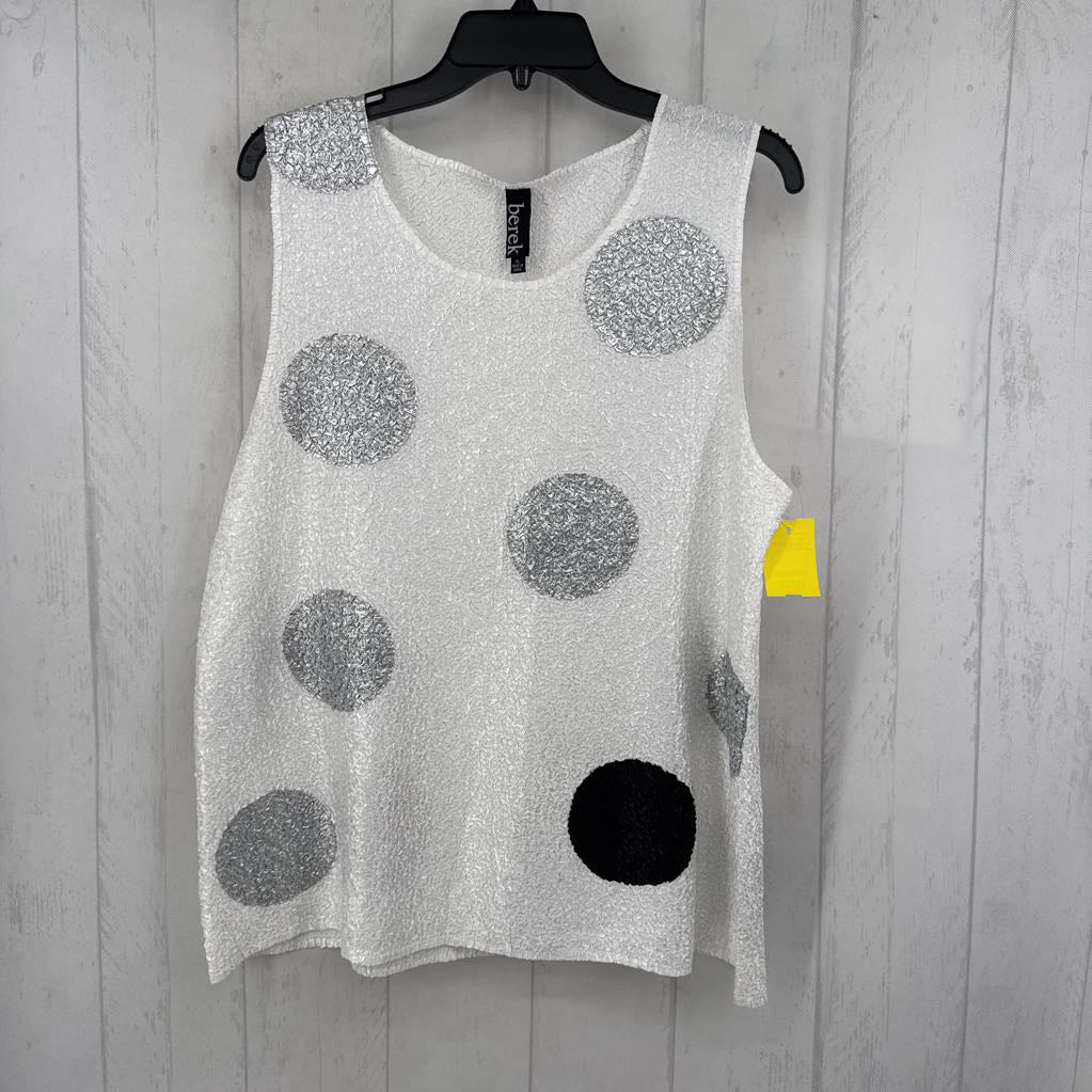 XL textured polka dot cami
