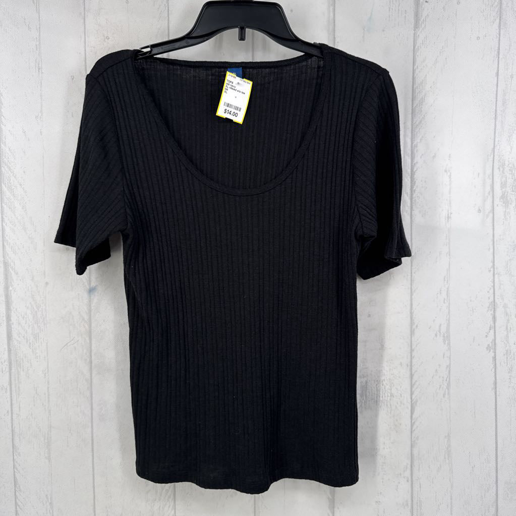 XL ribbed s/s tee