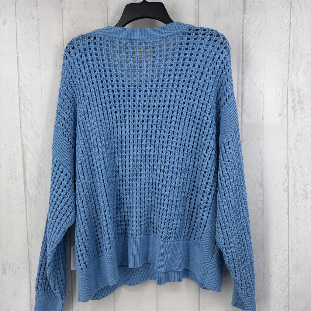 XXL crochet crewneck sweater