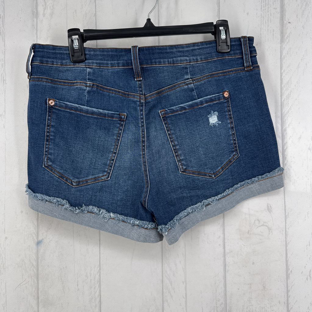 13 cuffed hem jean shorts
