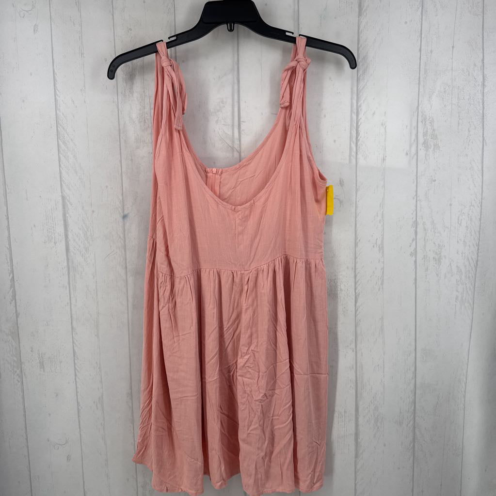 XL tie-up strap sundress