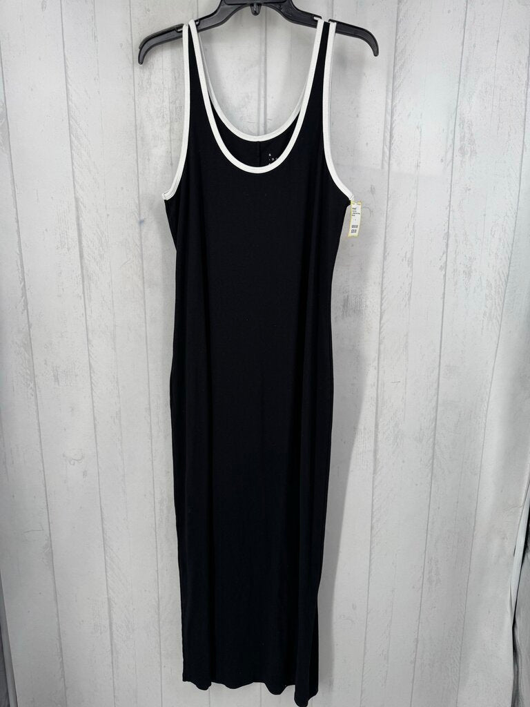 L ribbed slvls dress
