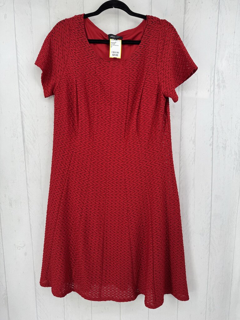 1X textured s/s dress
