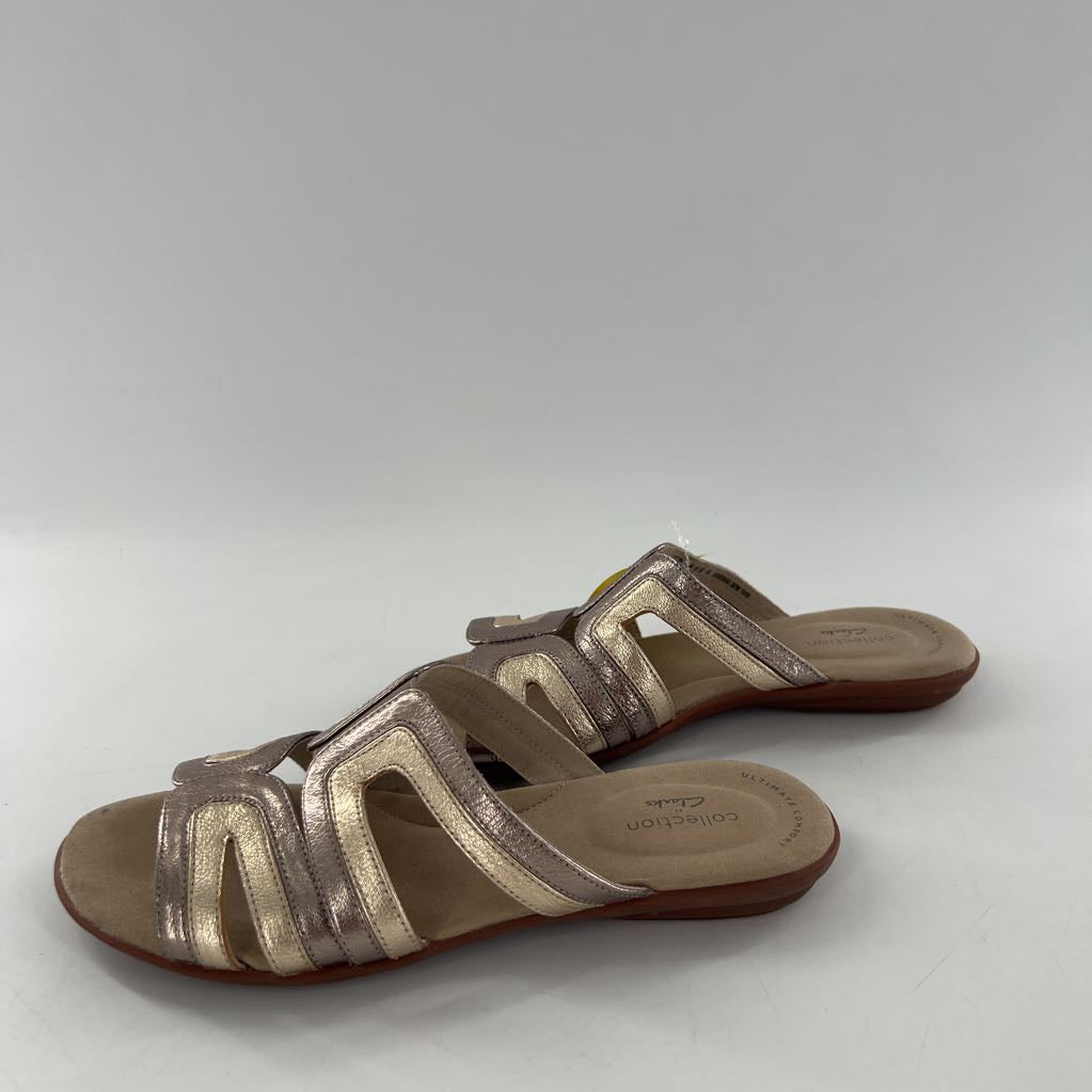 7 metallic strappy sandal