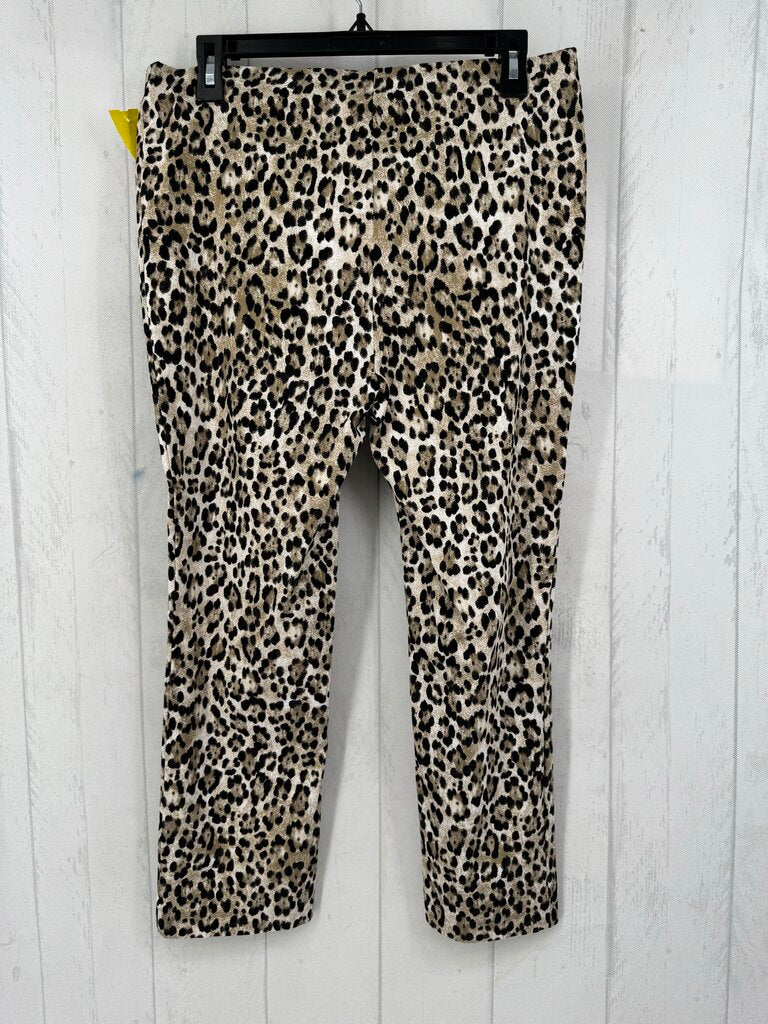 L animal print pixie pant