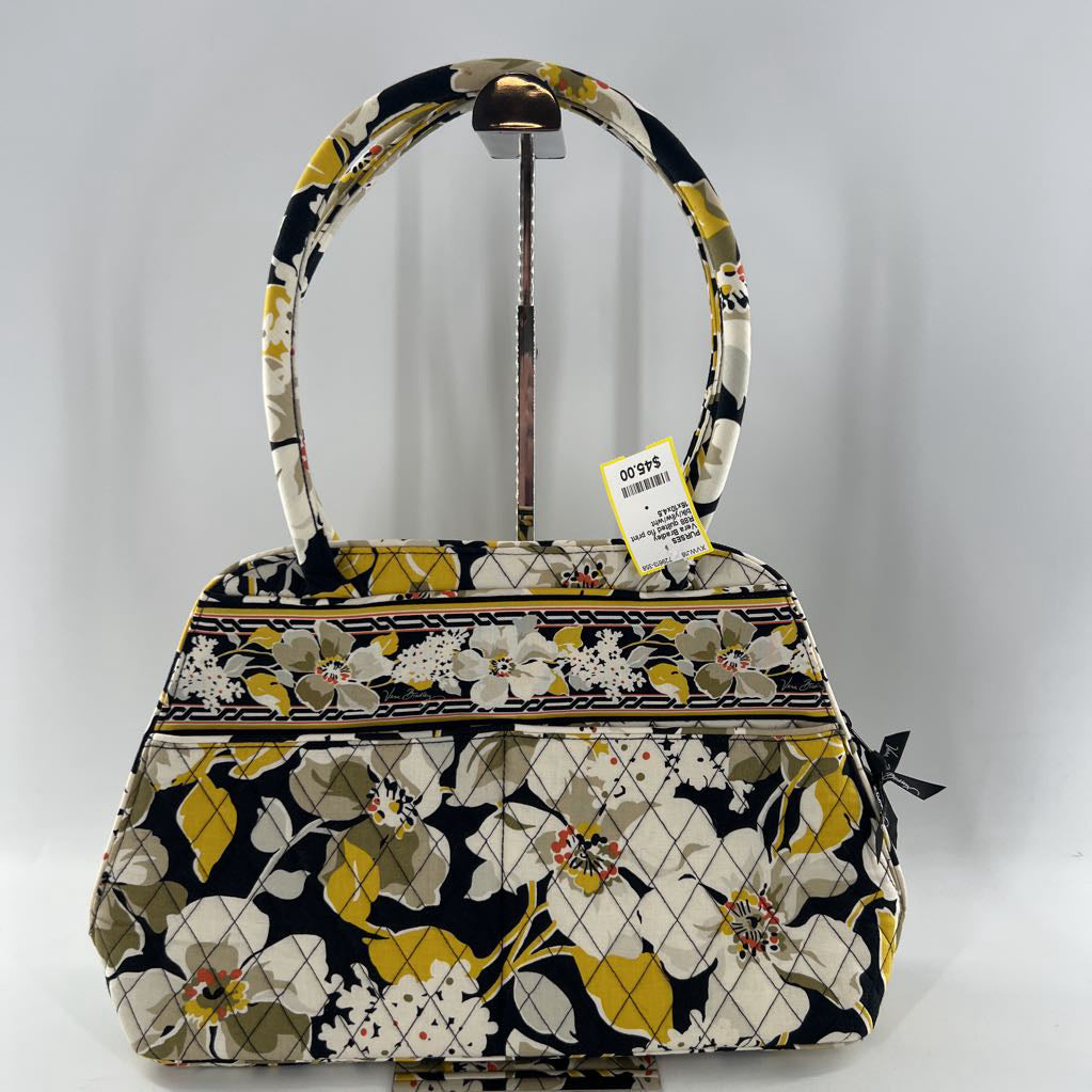 R88 quilted flo print satchel