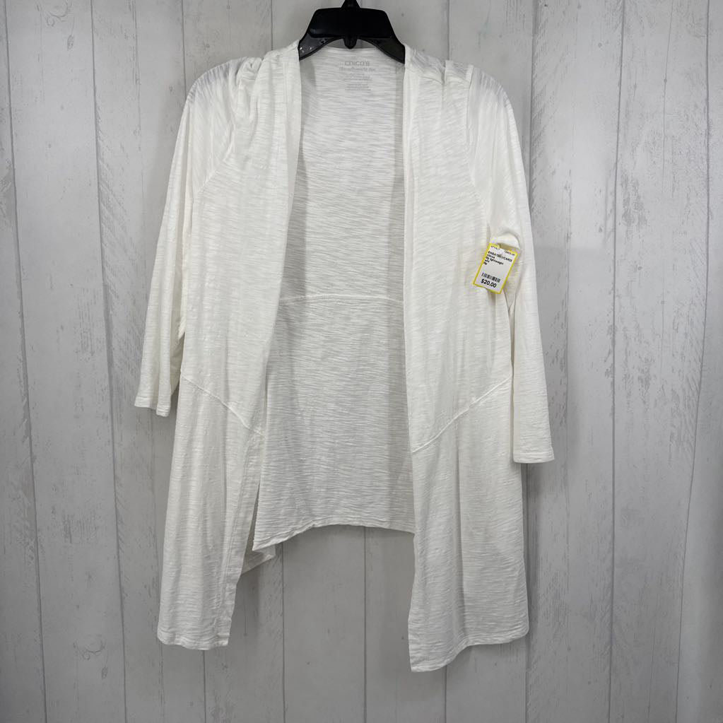 Mp lightweight open front 3/4 slv cardi