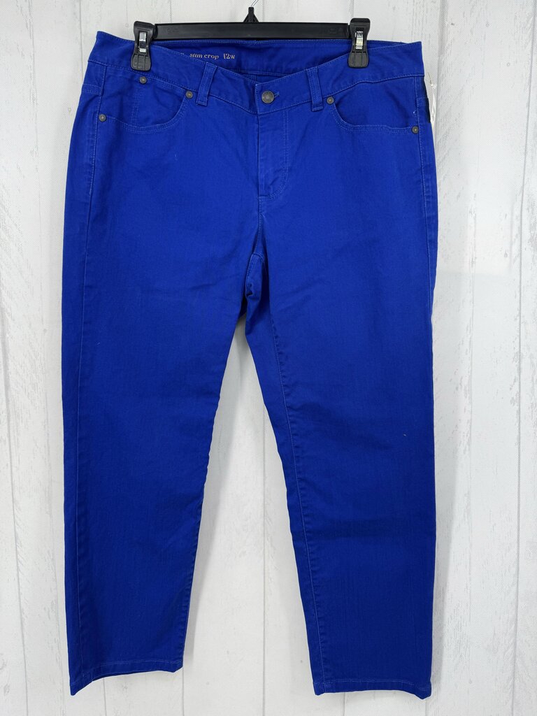 12 slim crop jean