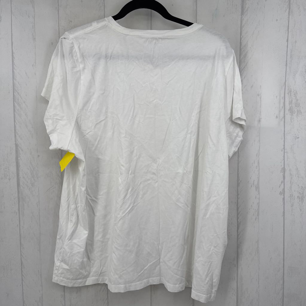 3X graphic s/s tee-dog w/scarf