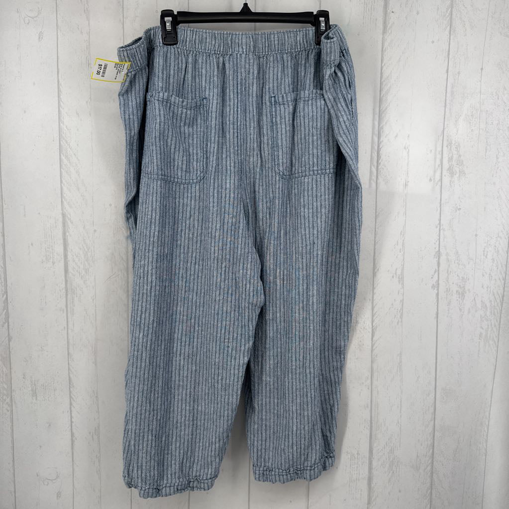 22/24 striped crop pant