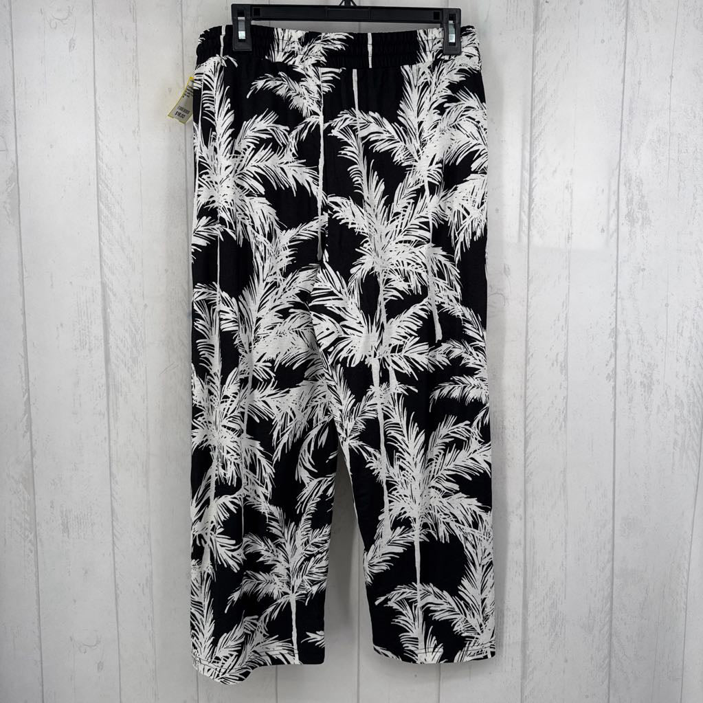 M palm tree pull-on capri