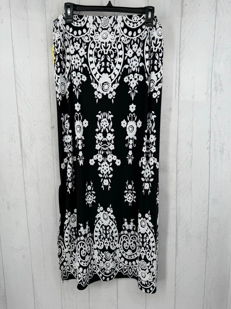L flo print maxi skirt
