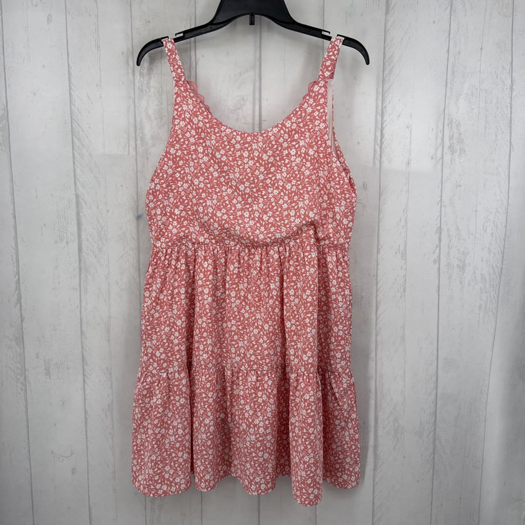 S flo print button front sundress