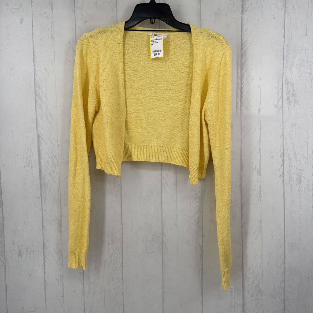 S crop cardi