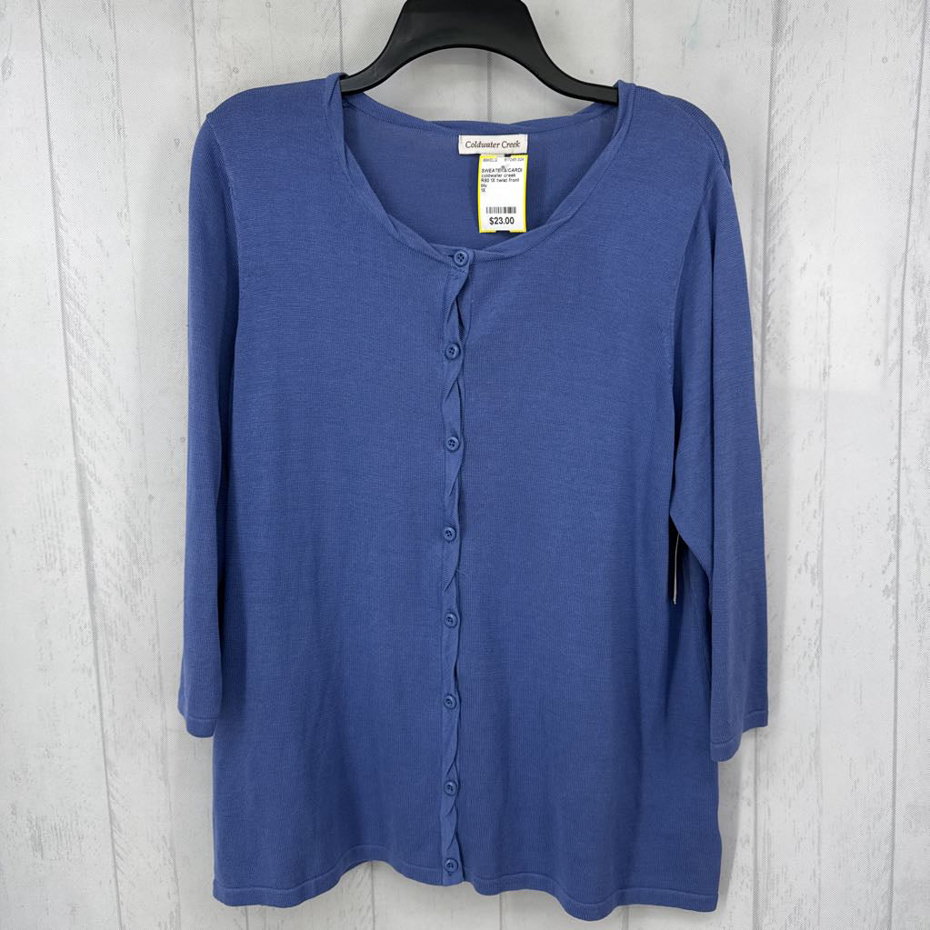 R80 1X twist front cardi