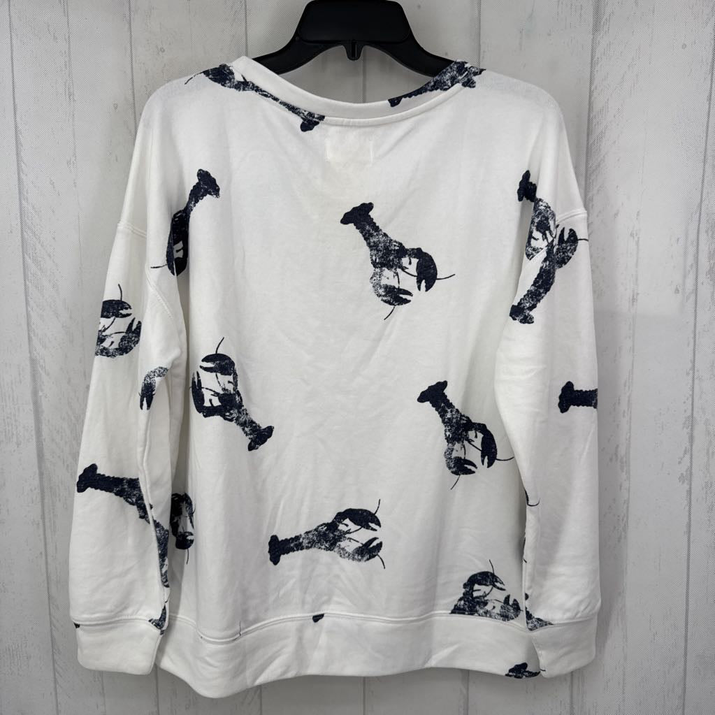 R70 M lobster print crewneck sweatshirt