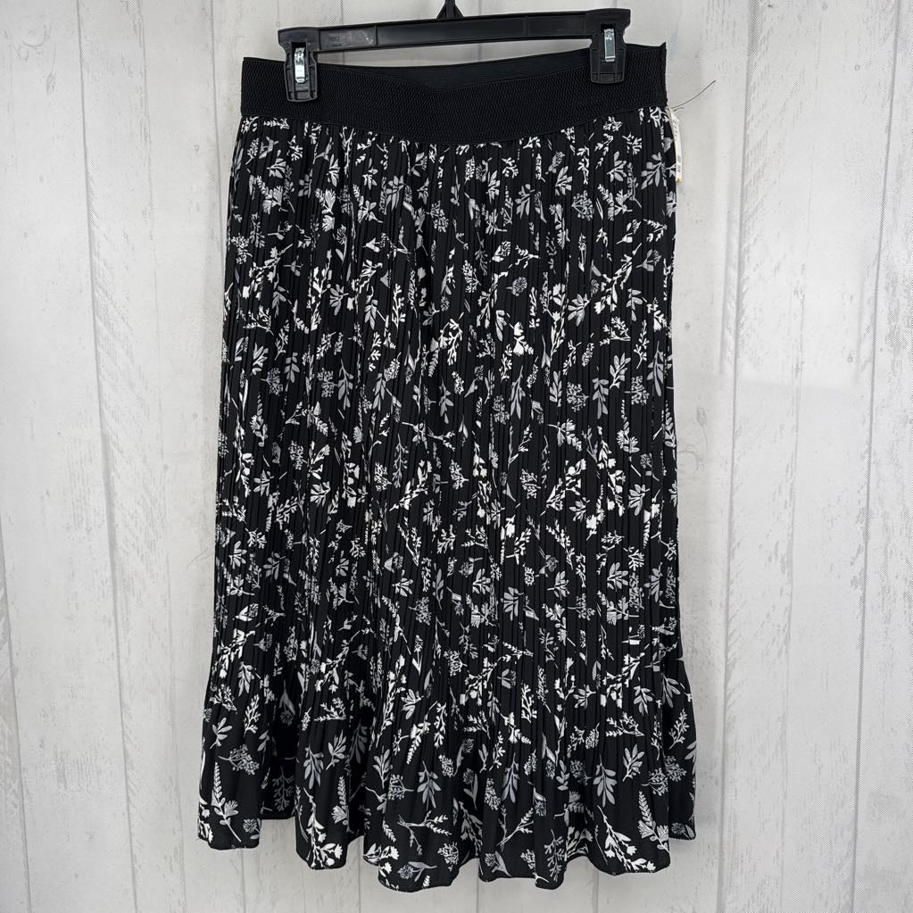 XLp flo print pleated skirt
