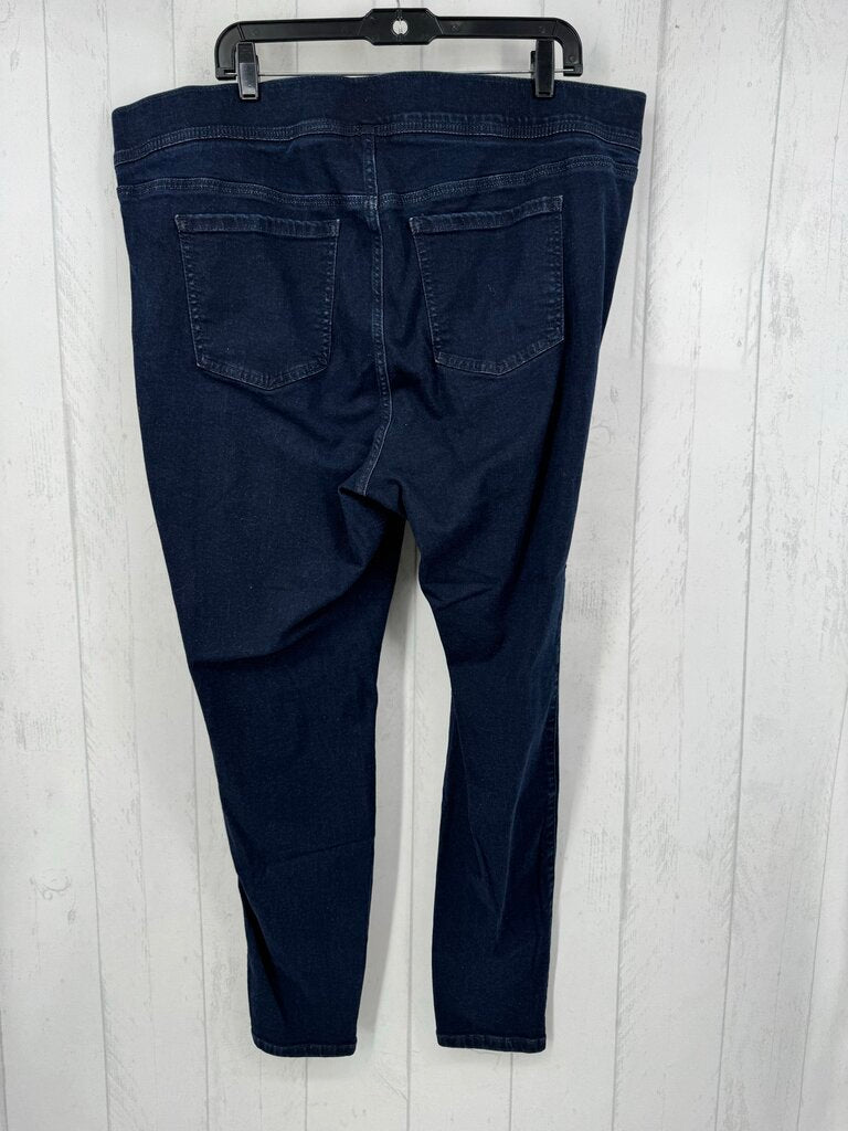 3X pull-on skinny jean