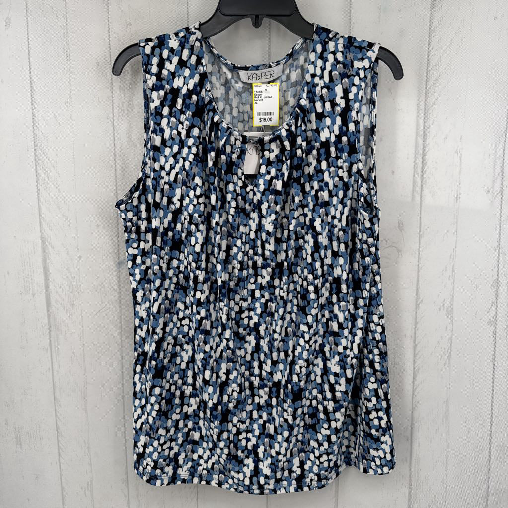 R49 XL printed notch neck tank
