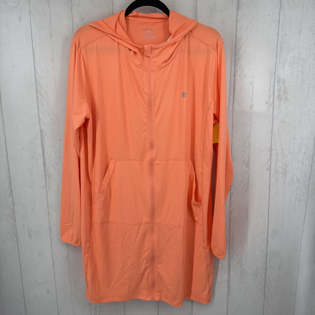 XXL lightweight zip-up hoodie