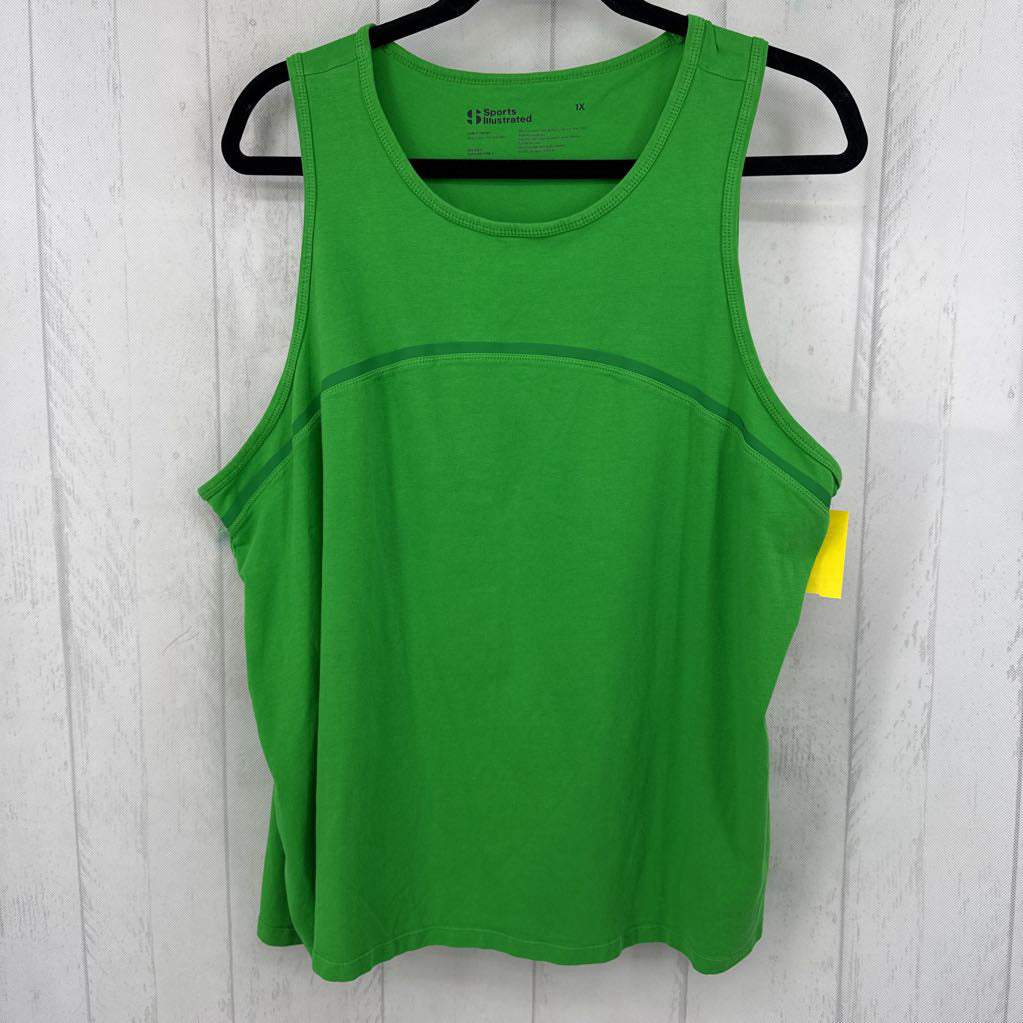 1X round neck tank