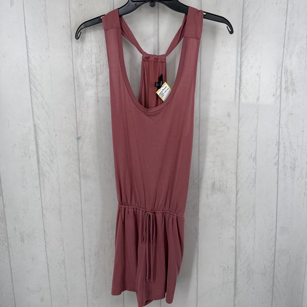 L elastic waist slvls romper