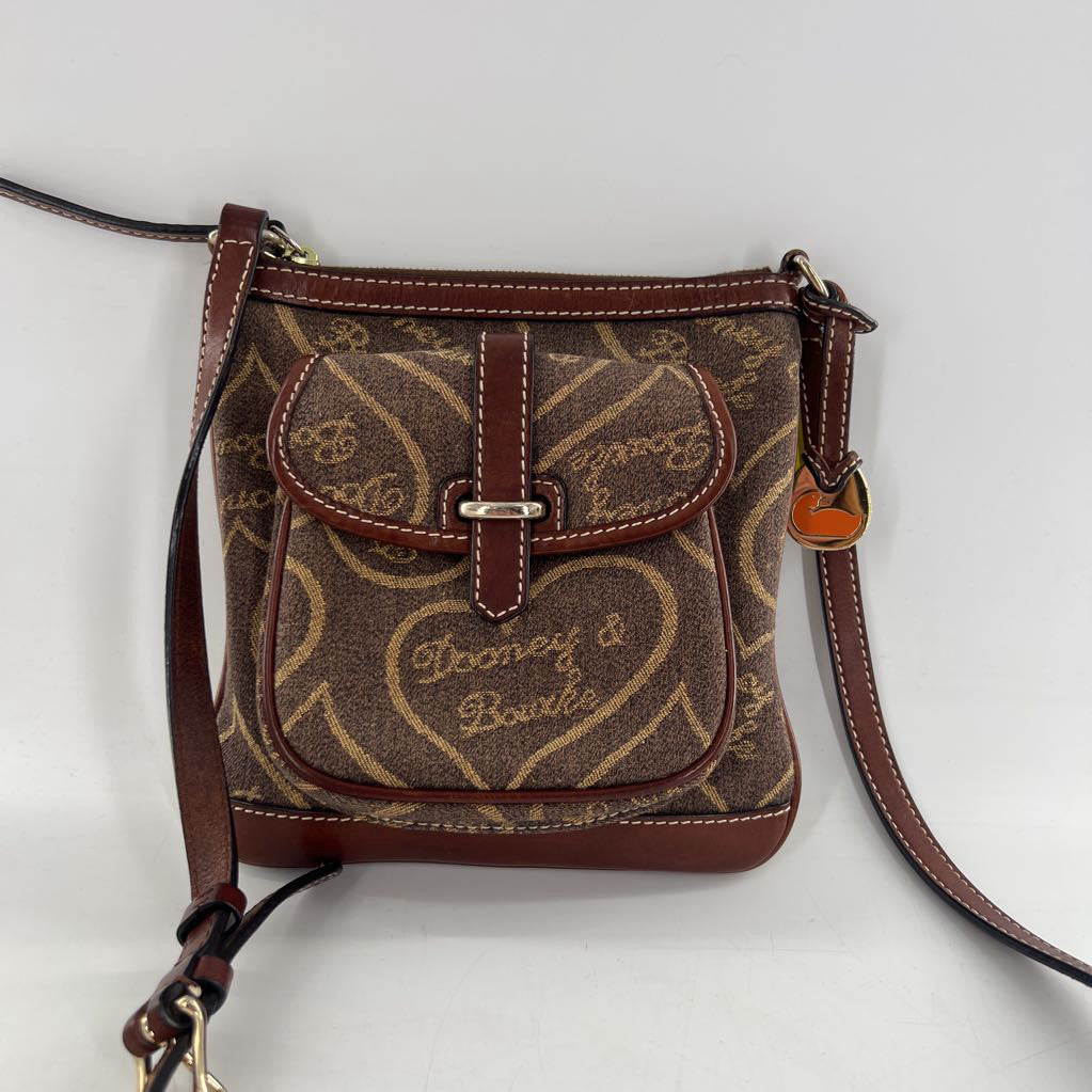 canvas monogram flap pocket crossbody