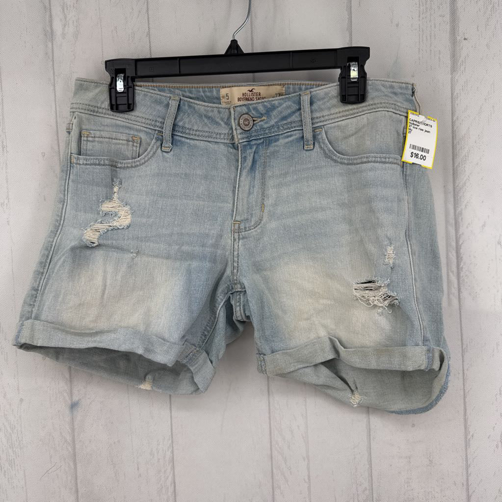 27 low rise jean shorts