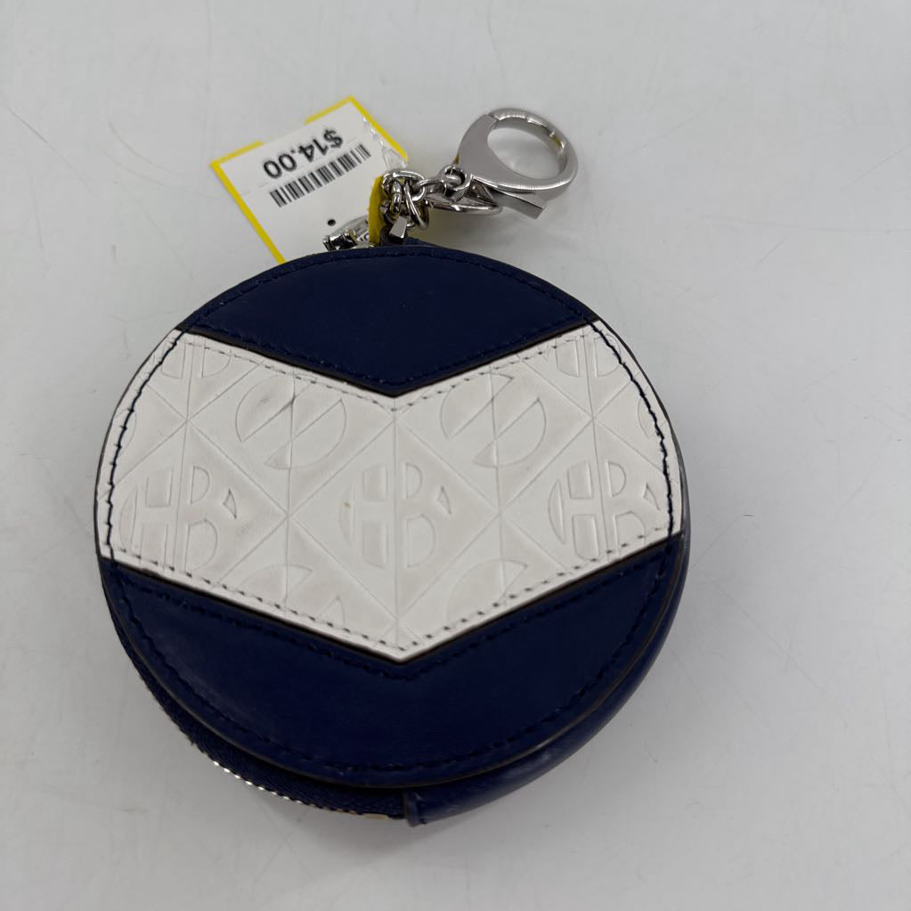 round colorblock coin purse