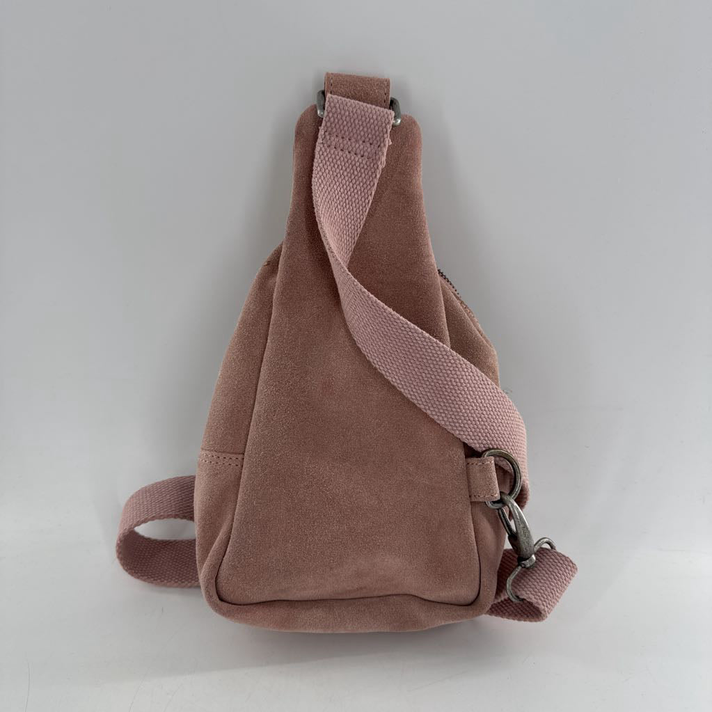 suede slingbag