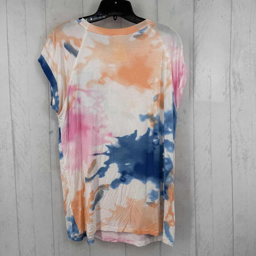 L tie-dye s/s tee