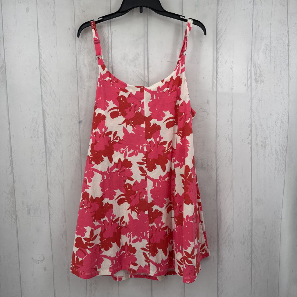 L flo print slvls active dress/skort
