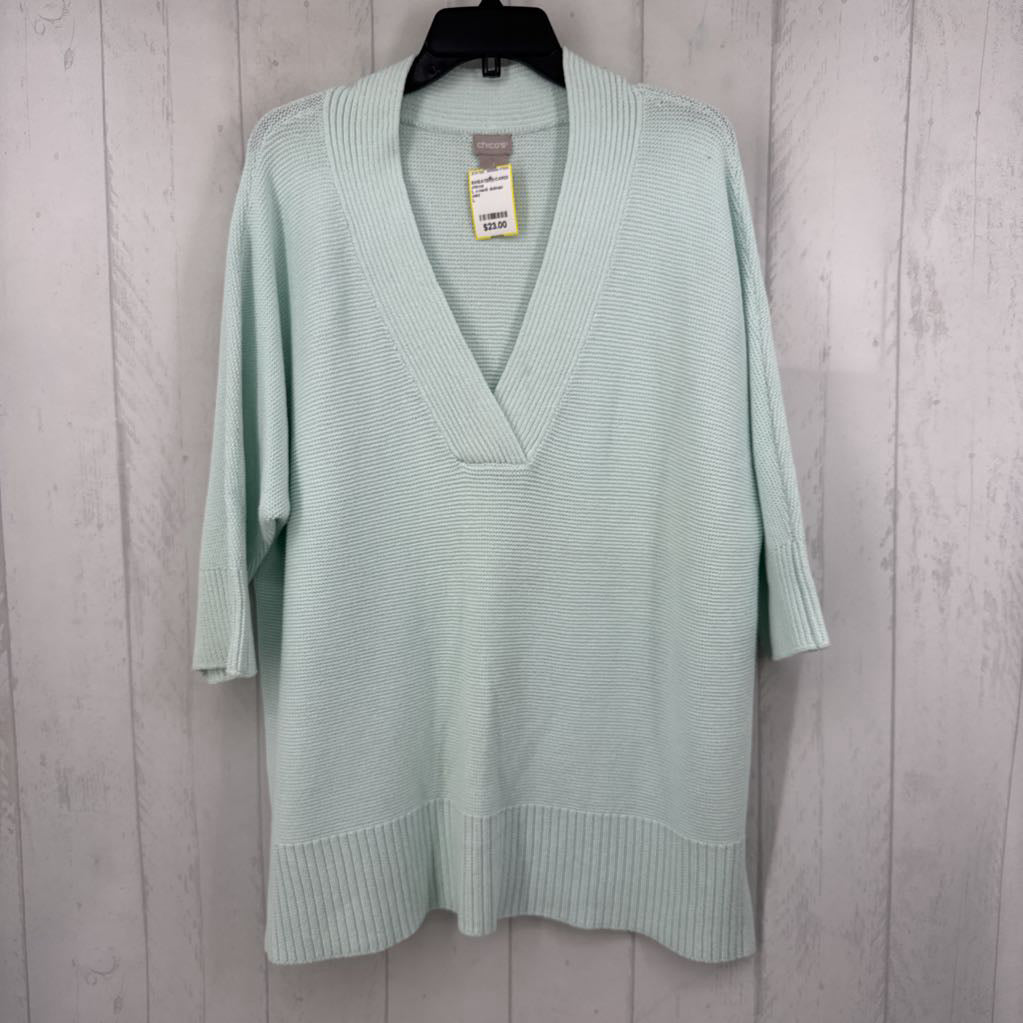 L v-neck dolman slv sweater