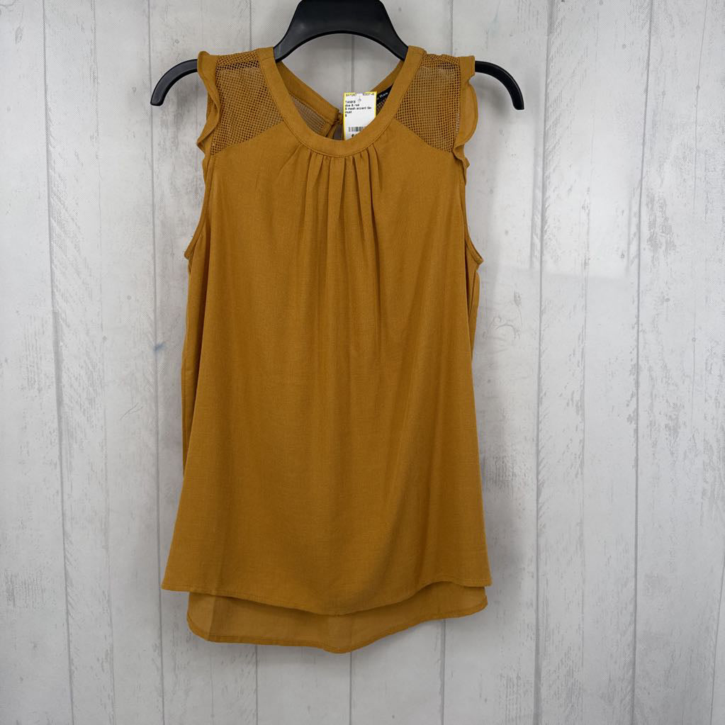 S mesh accent tie-back swing tank