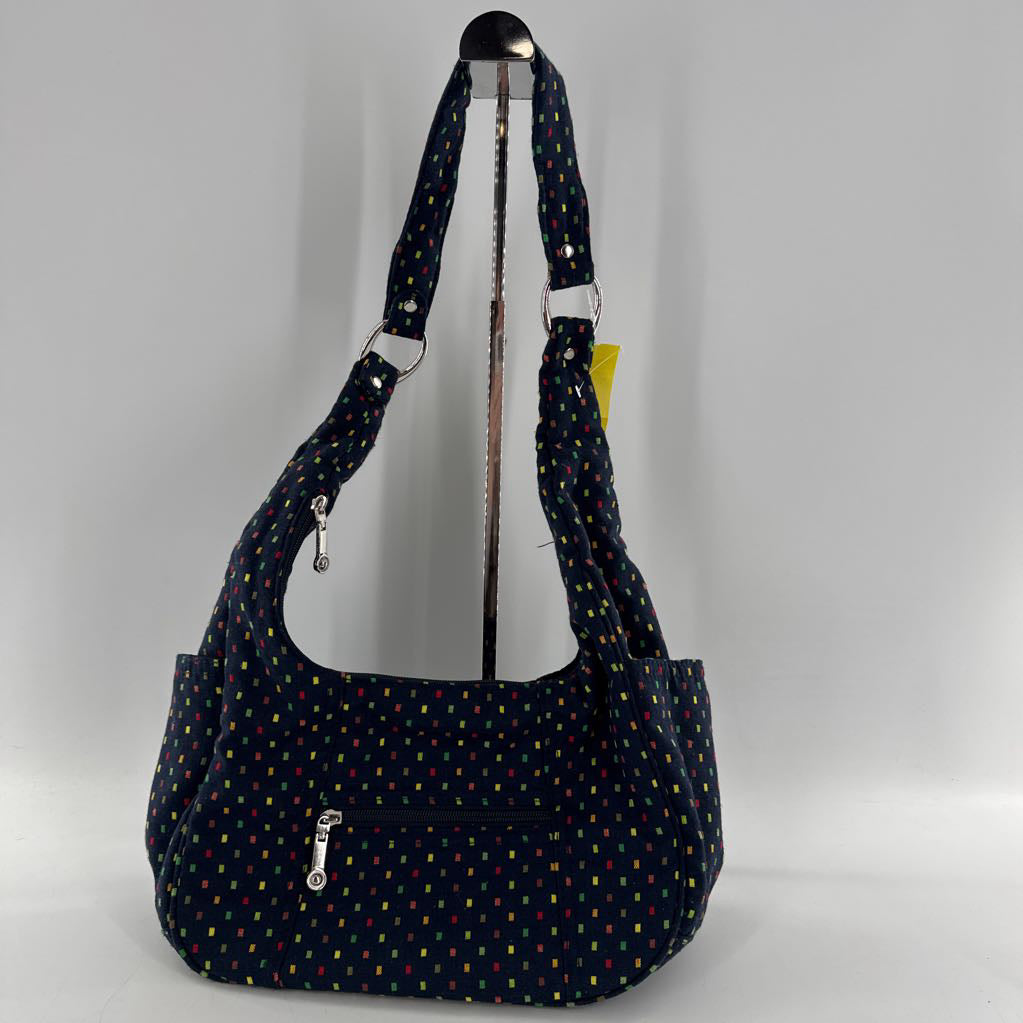dot print shoulder bag