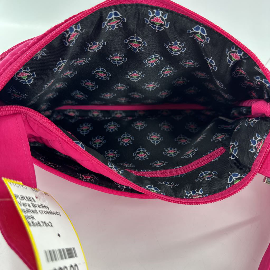 quilted crossbody w/ zip around pocket