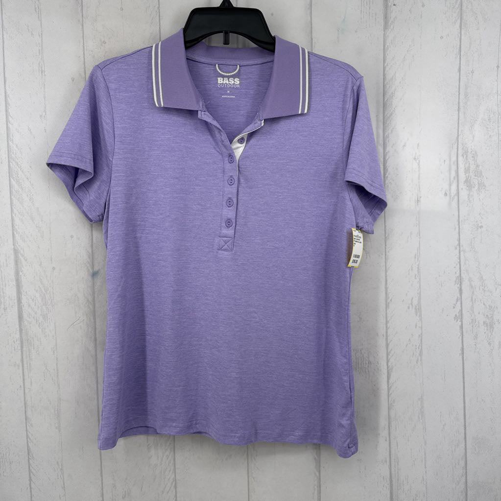 M marled s/s polo